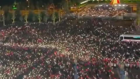 In Ankara, Erdogan's supporters gather in front of the residence