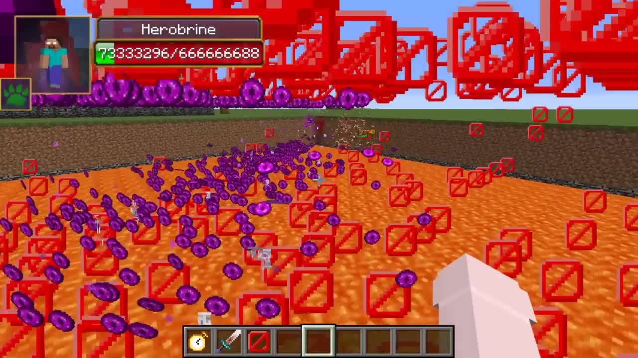 Herobrine vs all Herobrine and Creepypasta mobs in minecraft part 54