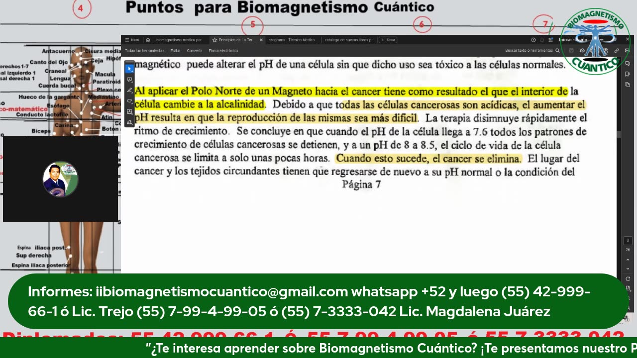 Nuevos Avances de Biomagnetismo Vs El Turbo Cáncer: Arma Poderosa e Innovación en la Lucha Vs Cáncer