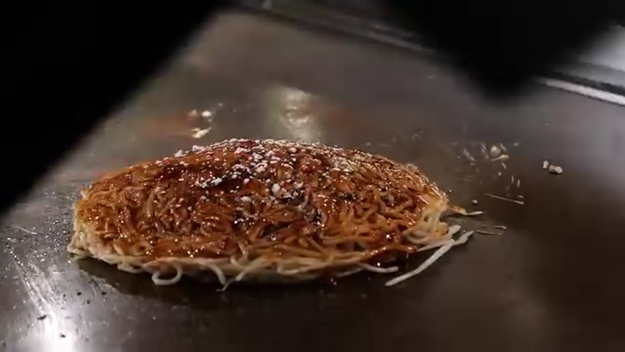 Japanese Food - The BEST OMELETTE OKONOMIYAKI! Teppan Dining By The Way Tokyo Japan