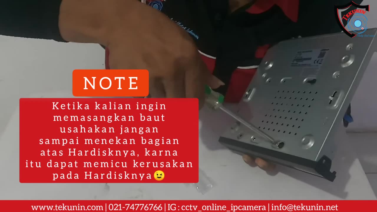 Unboxing NVR cctv in indonesia