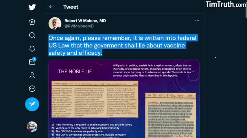 HHS Made Vaccine Deception LAW Back In 1984: