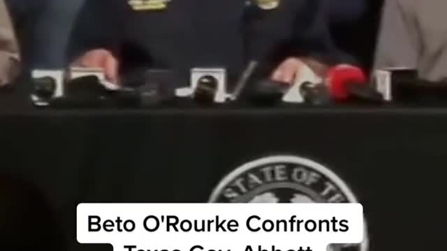 Beto O'Rourke ConfrontsTexas Gov. AbbottOver School Shooting