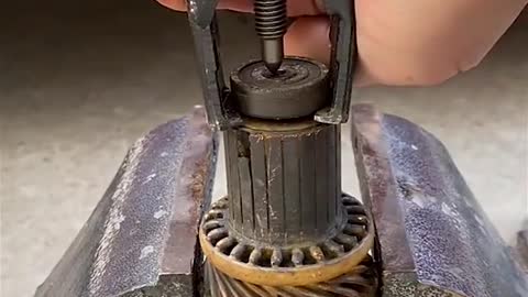 Disassemble the starter bearing