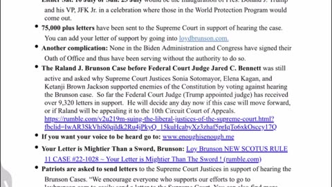 Situation Update 06.29.23 ~ Trump Return - White Hat Intel ~ Juan O Savin. SGAnon Intel