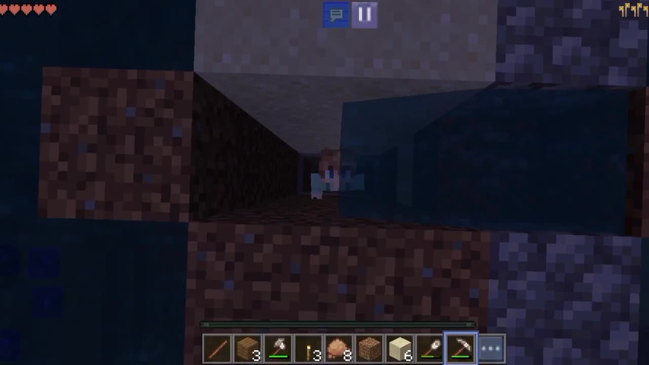 Mine in Minecraft