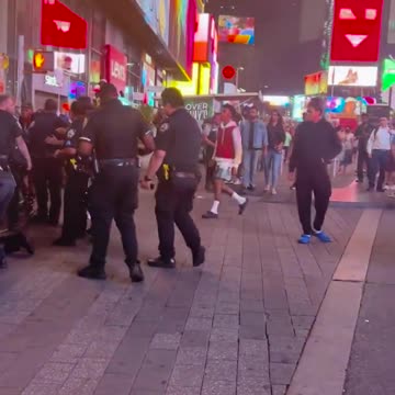 Time square people acting like animals time to jail the lot of them