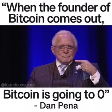 "WHEN THE FOUNDER OF BITCOIN COMES OUT, BITCOIN IS GOING TO 0" - DAN PENAN...IT SERVED ITS PURPOSE.🕎 Micah 2:10 “Arise ye and depart, for this is not your rest: because it is polluted, it shall destroy you euen with a sore destruction.”