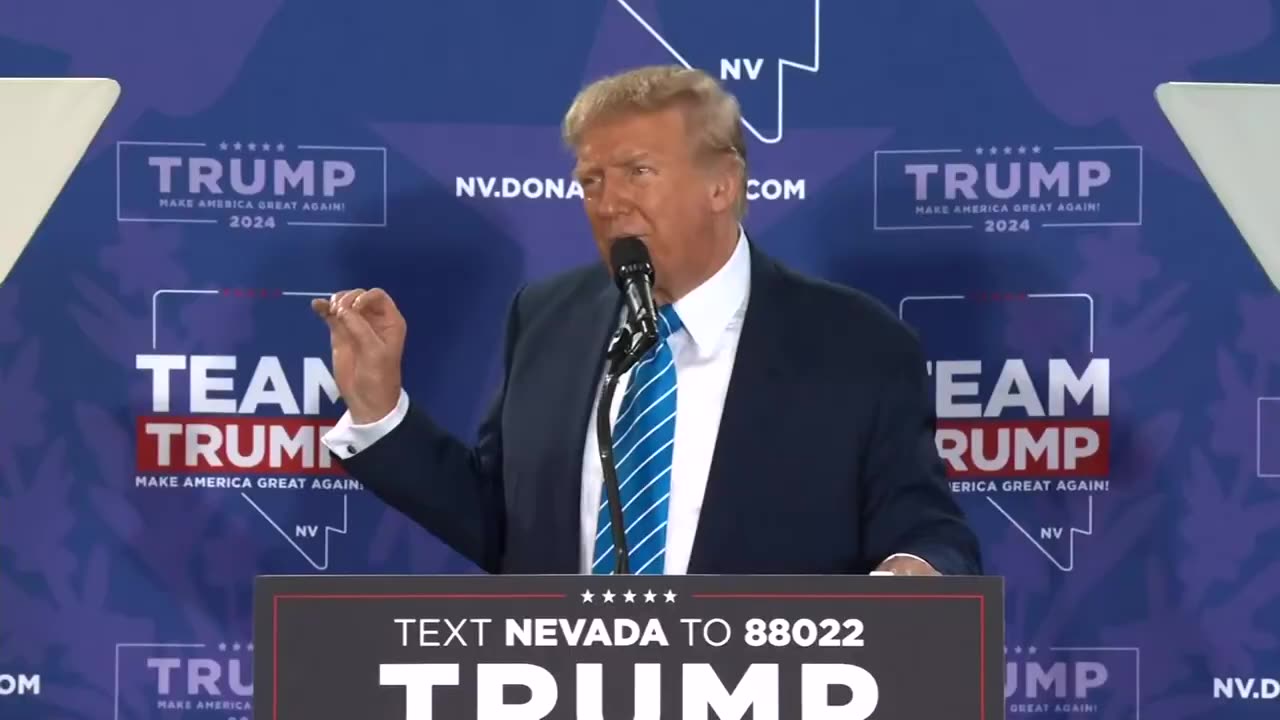 LIVE: Donald Trump holds rally in Las Vegas after $83.3m lawsuit