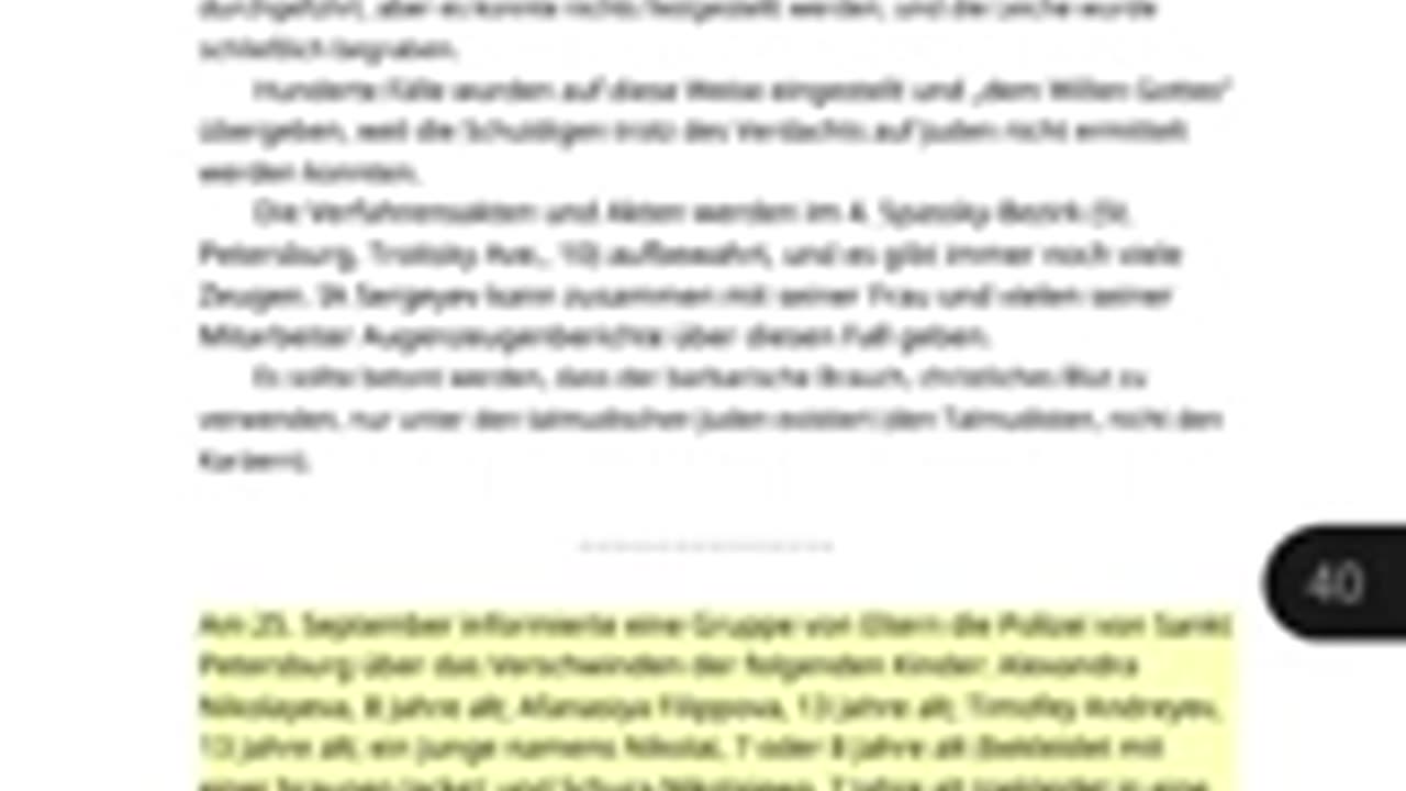 Die Juden und Ritualmorde an christlichen Babys- deutsches Hörbuch