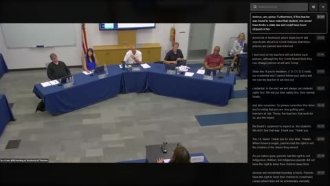 Dry Creek Joint Union School District teachers union president Mona De Arcos Attacks Board