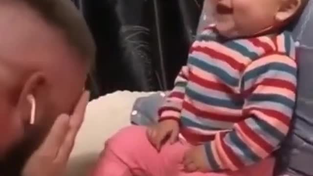 Cutie baby funny video