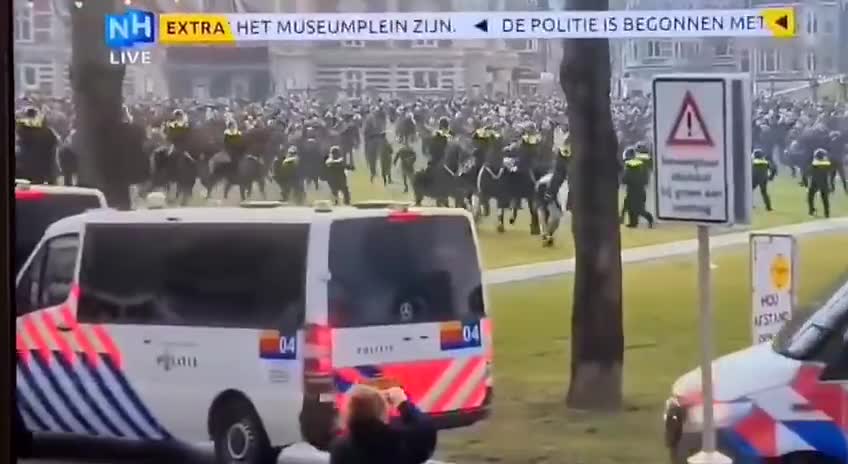 Manifestacion por la libertad AMSTERDAM