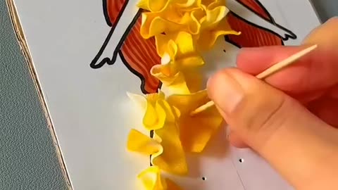 DIY Paper Cut Origami: Barbie Dress