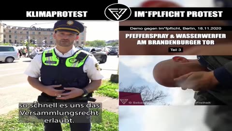 KLIMAPROTEST vs. IMPFPFLICHTPROTEST