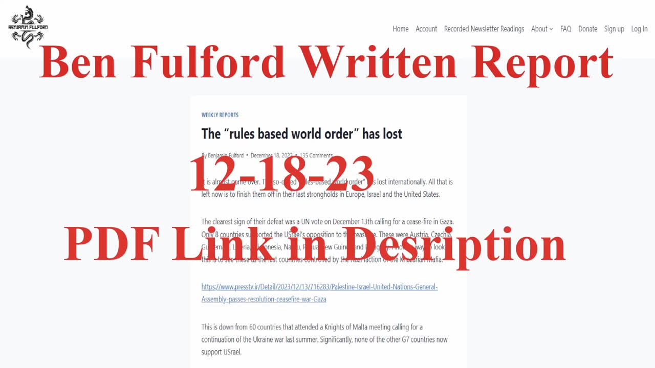 Fulford Written Report