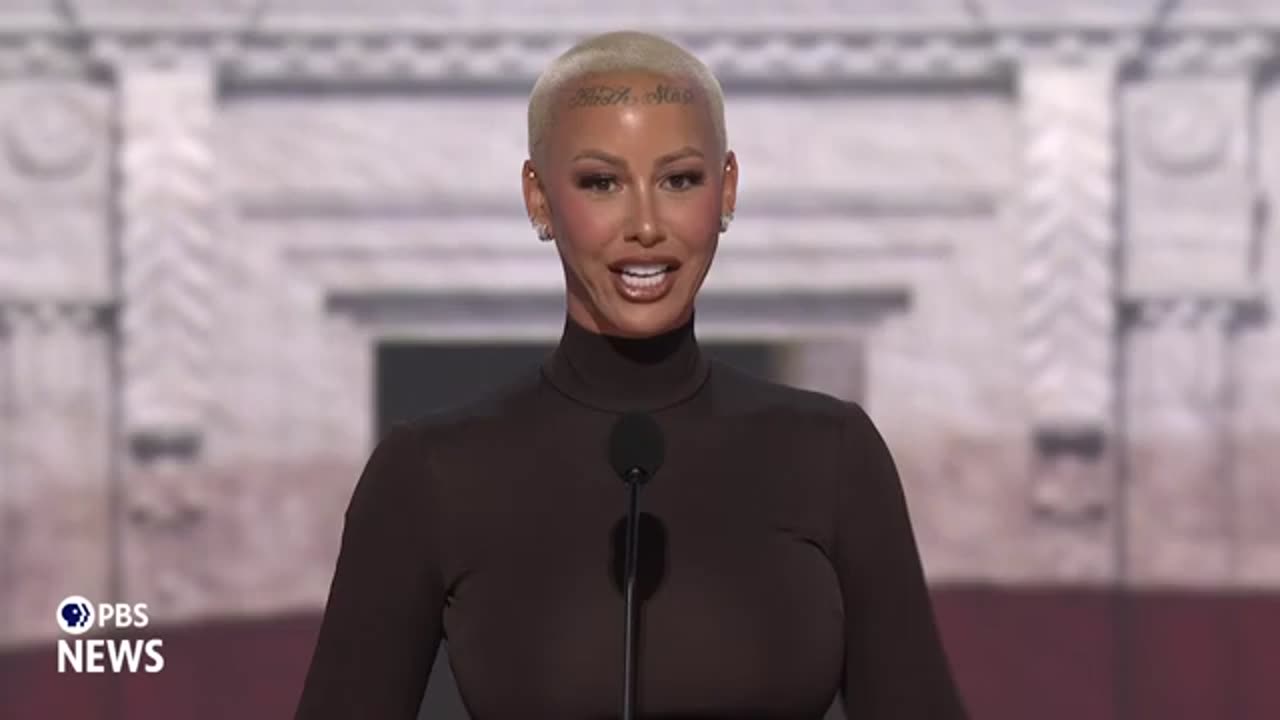 Amber Rose speaks at 2024 Republican National Convention | 2024 RNC Night 1