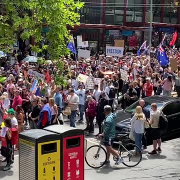 Melbourne says no to mandates - Australia’s biggest ever protest