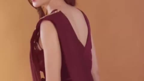 Plain Work Classic Saree For Women