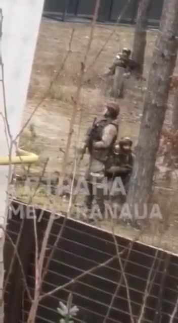 Russian special forces in Bucha near Kiev