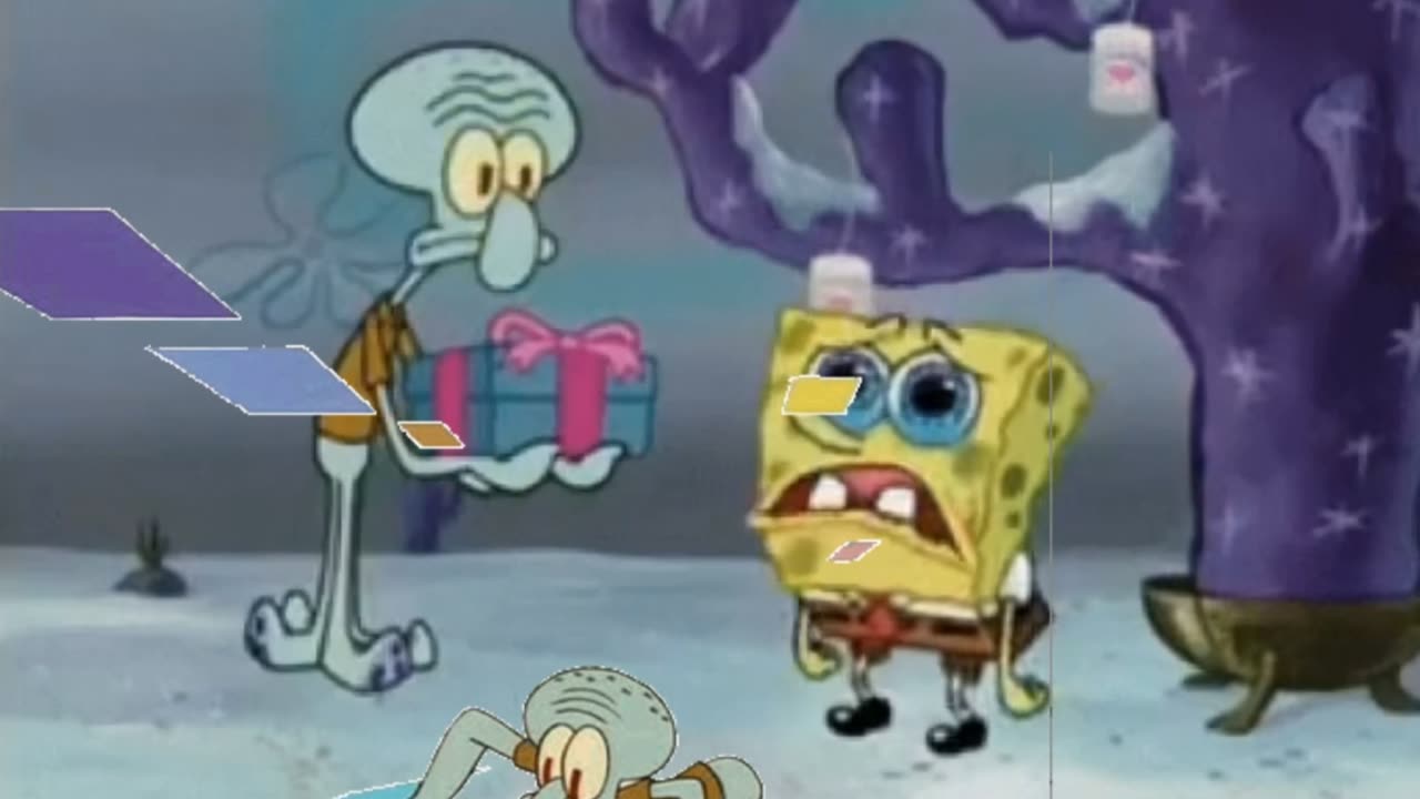 Squidward Is Playing With Tiles While SpongeBob Reacts To Losing His iPhone 📱