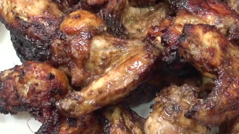 Chinese Sticky 5 Spice Chicken Wings #shorts #airfryer #wings #chinesefood #food #chicken