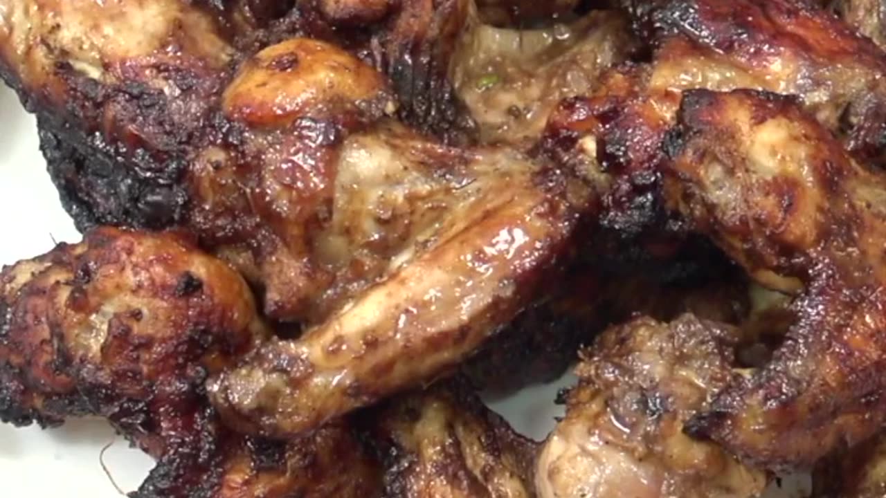 Chinese Sticky 5 Spice Chicken Wings #shorts #airfryer #wings #chinesefood #food #chicken