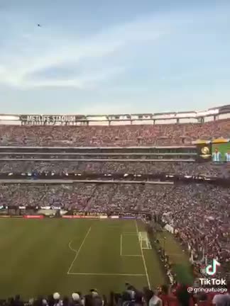 Stadium of Supporters at a Sports Game Chant F Joe Biden