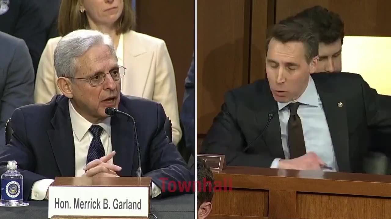 FIRED UP Sen. Hawley Tears AG Garland a New One