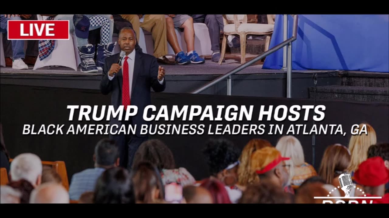 LIVE: Trump Campaign Hosts Black American Business Leaders at Barbershop...