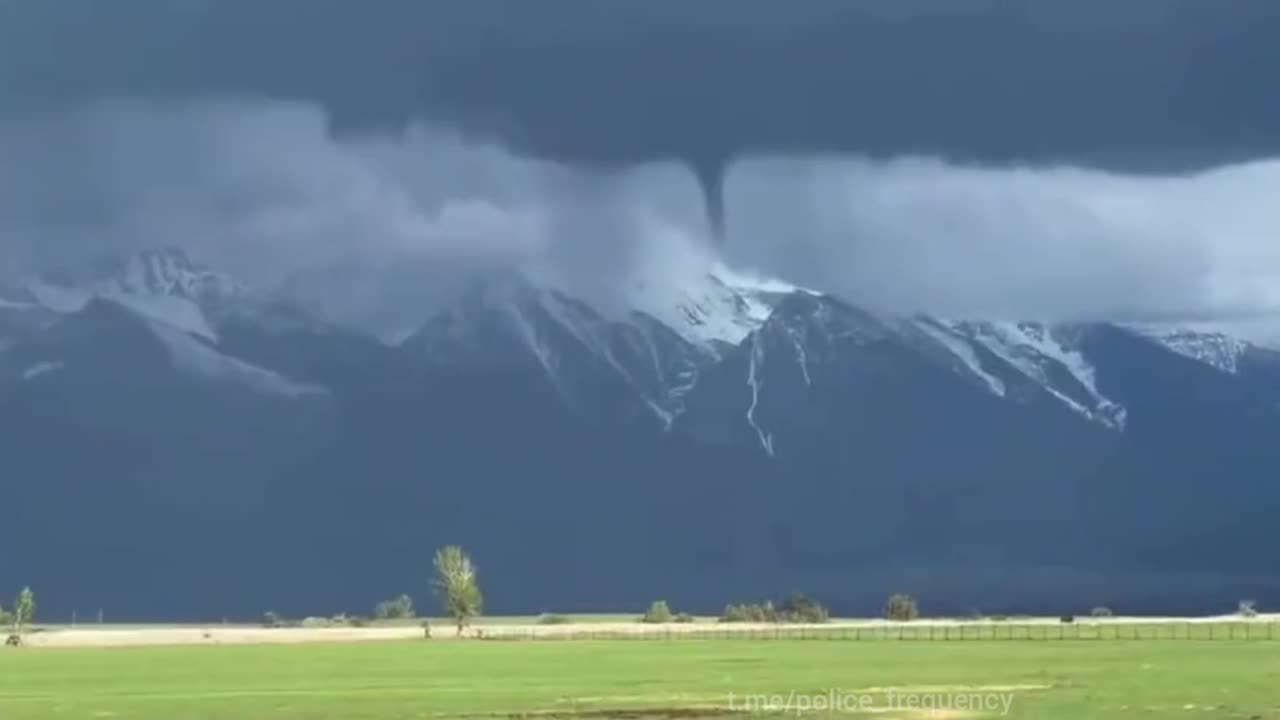 WATCH: Tornado forms on top Montana’s NW Mission Mountains!