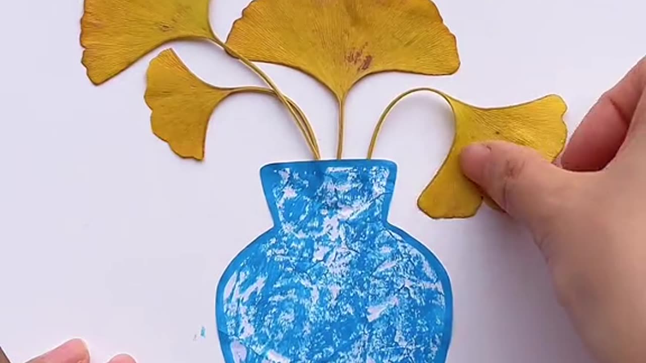 Painting Craft with leaf | painting Idea for kids | Painting hacks