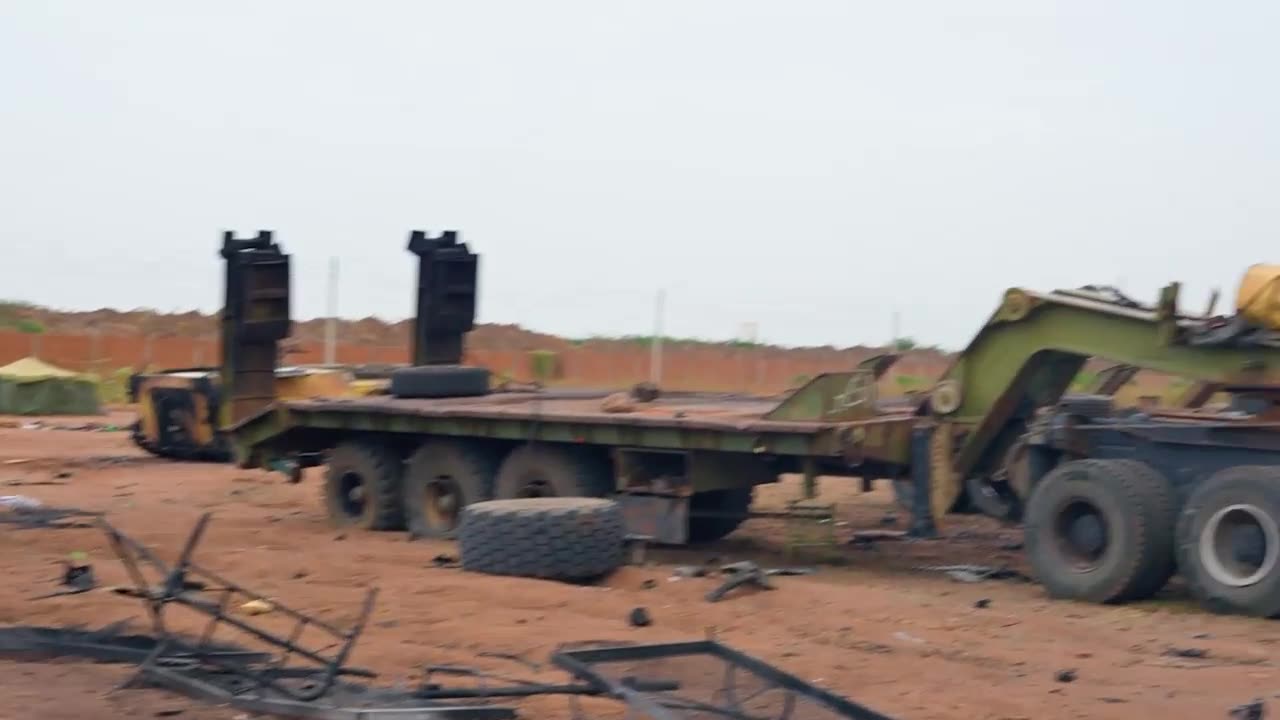 RSF shows a large number of military vehicles of various types of the Sudanese army