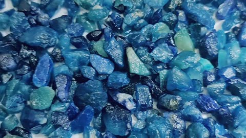 Rough Afghanite gems