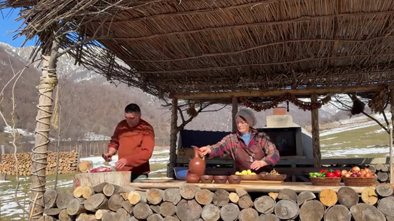 Soulful Cooking Of A Giant Cheeseburger