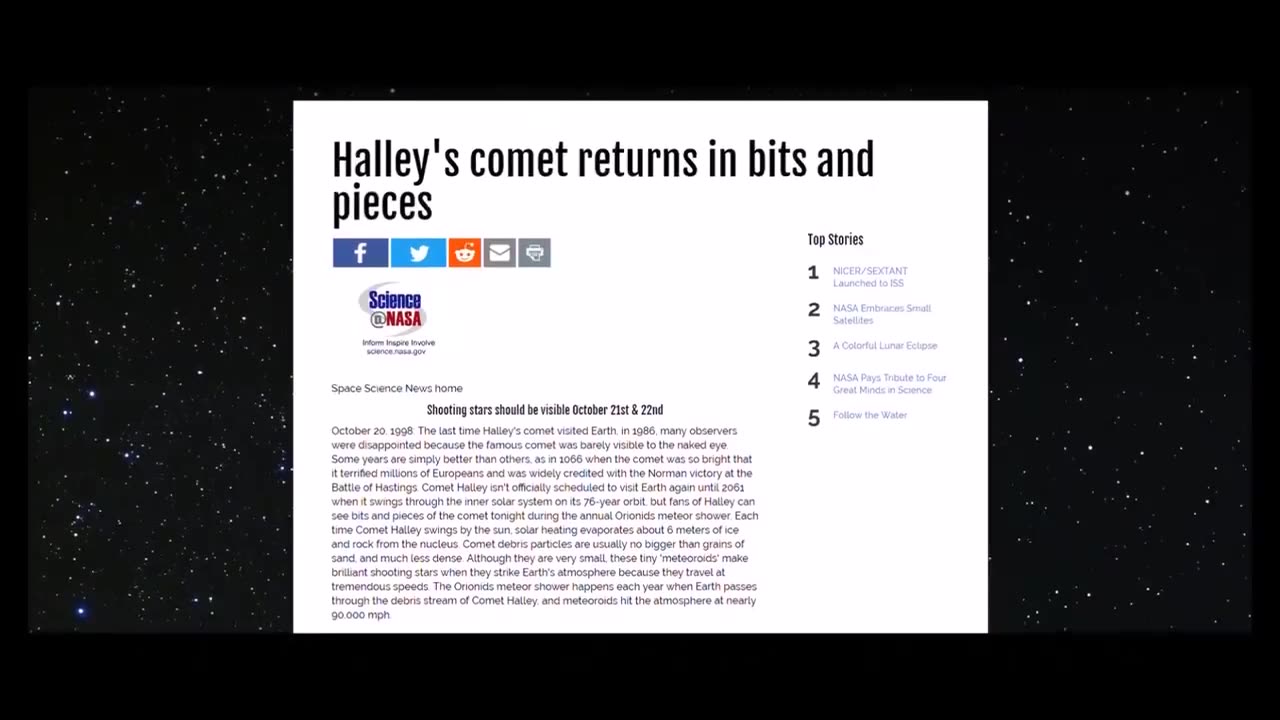 Flat Earth: “Meteors, Meteorites, Comets, Craters" & The Dome