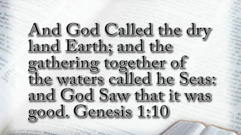 Life In God's Hands (Genesis 1: 9-10)