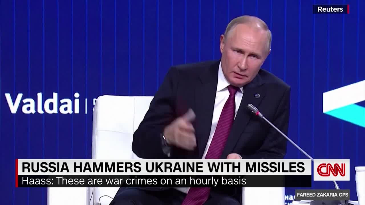 Historian identifies important Putin answer at conference