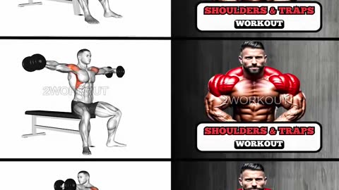 Shoulder Workout Routine #2workout #workout #traps #shoulderworkout #shoulders