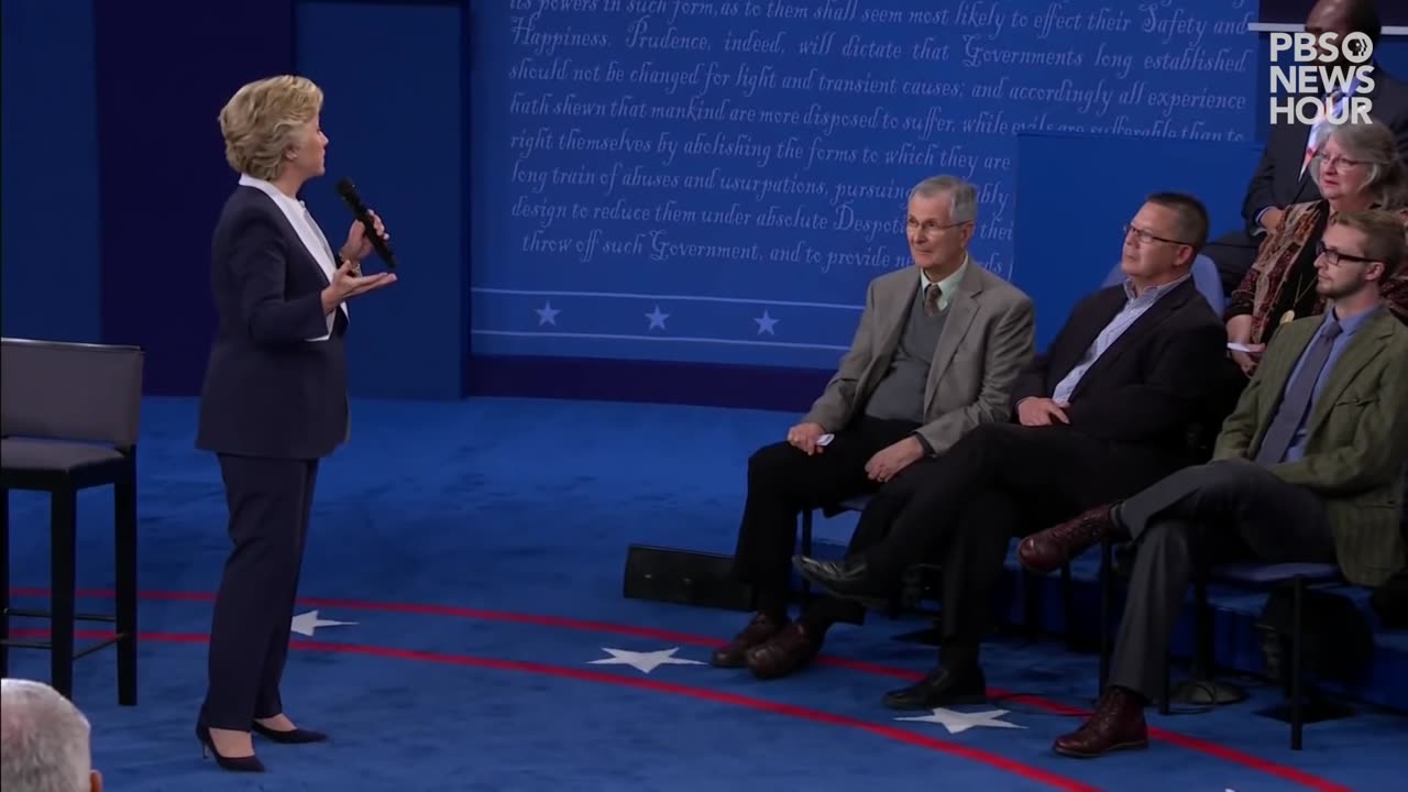 The Second Presidential Debate: Hillary Clinton and Donald Trump