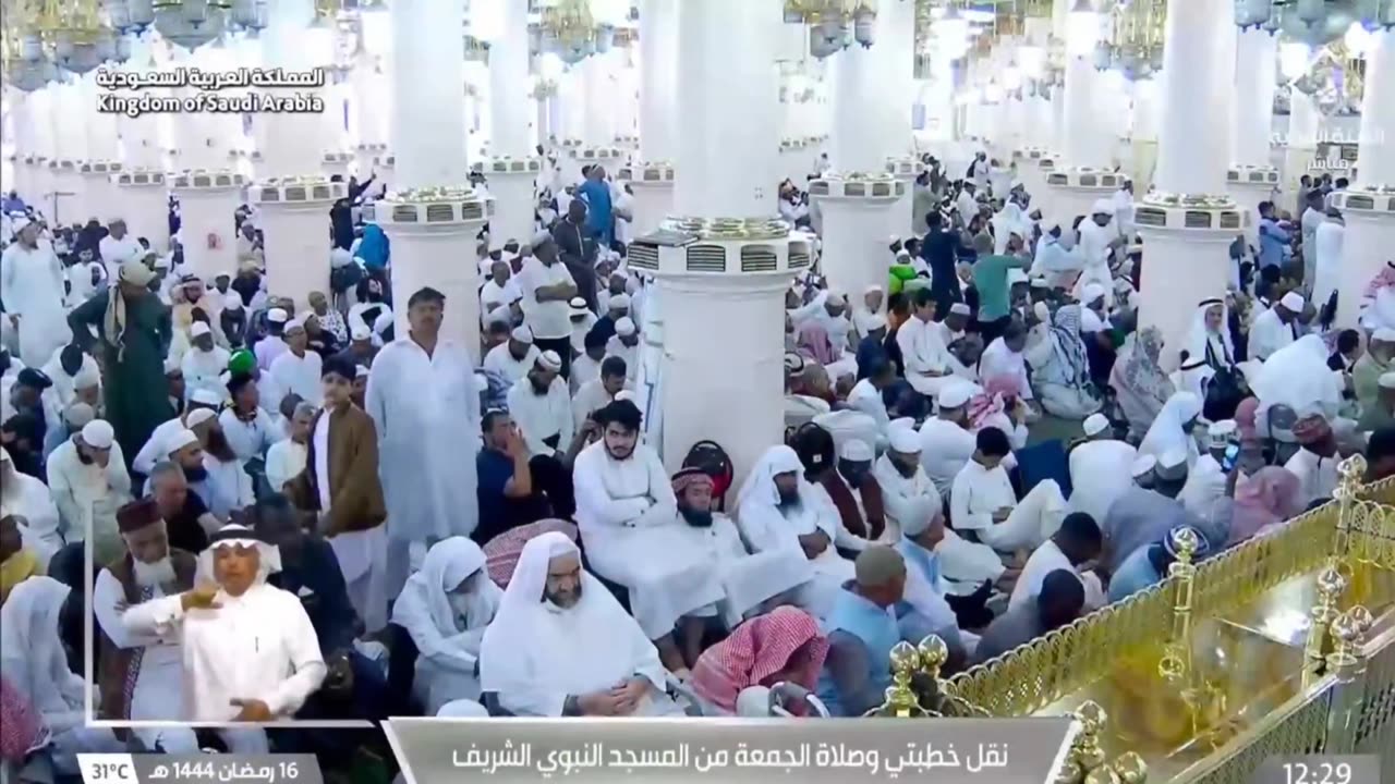 Khutba Jummah Masjid Al Haram Al Nabawi Madinah Al Munawrah Ka Urdu Hindi Tarjuma 07-04-2023