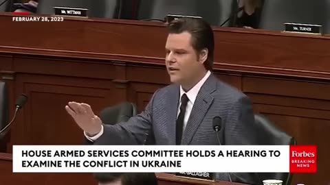 Gaetz To Biden: 'Tell Congress Where Ukraine Aid Is Going!'