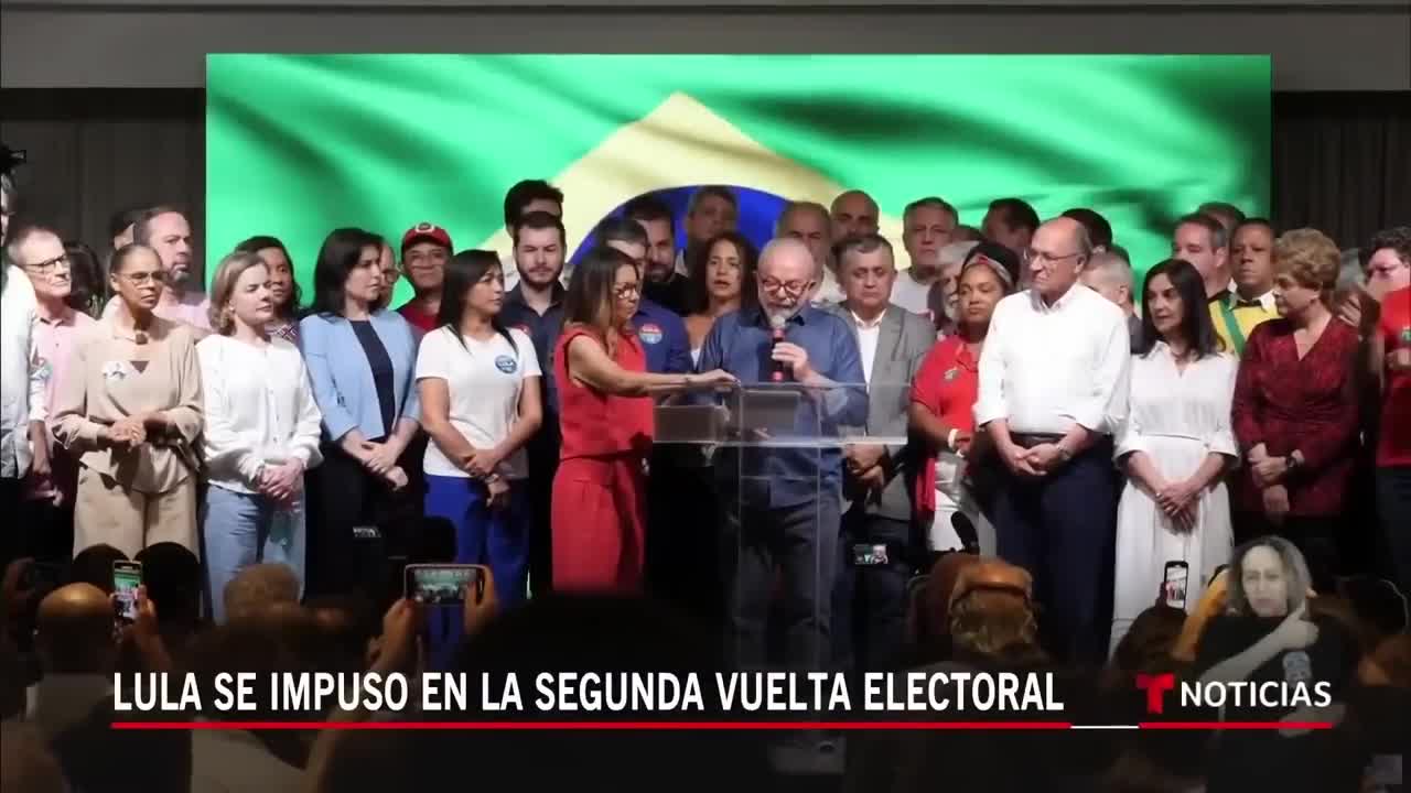 Lula da Silva vence en segunda ronda de elecciones en Brasil | Noticias Telemundo