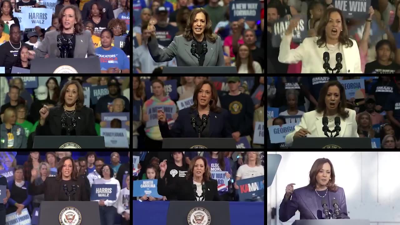 Everything about Kamala Harris is scripted. Even the hand gestures, even the anger are script.