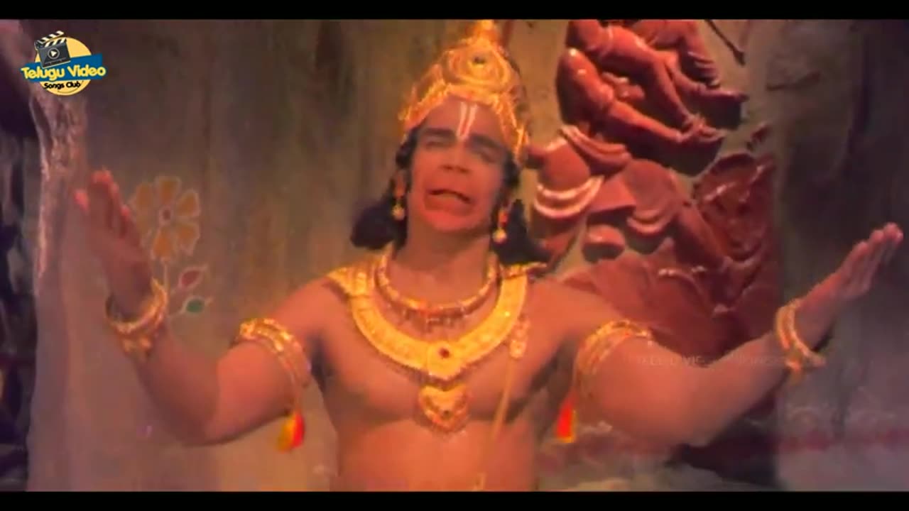 RAMA NEELA MEGHA SYAMA BAJANA SONG TELUGU _ SRI RAMANJANEYA YUDDHAM MOVIE