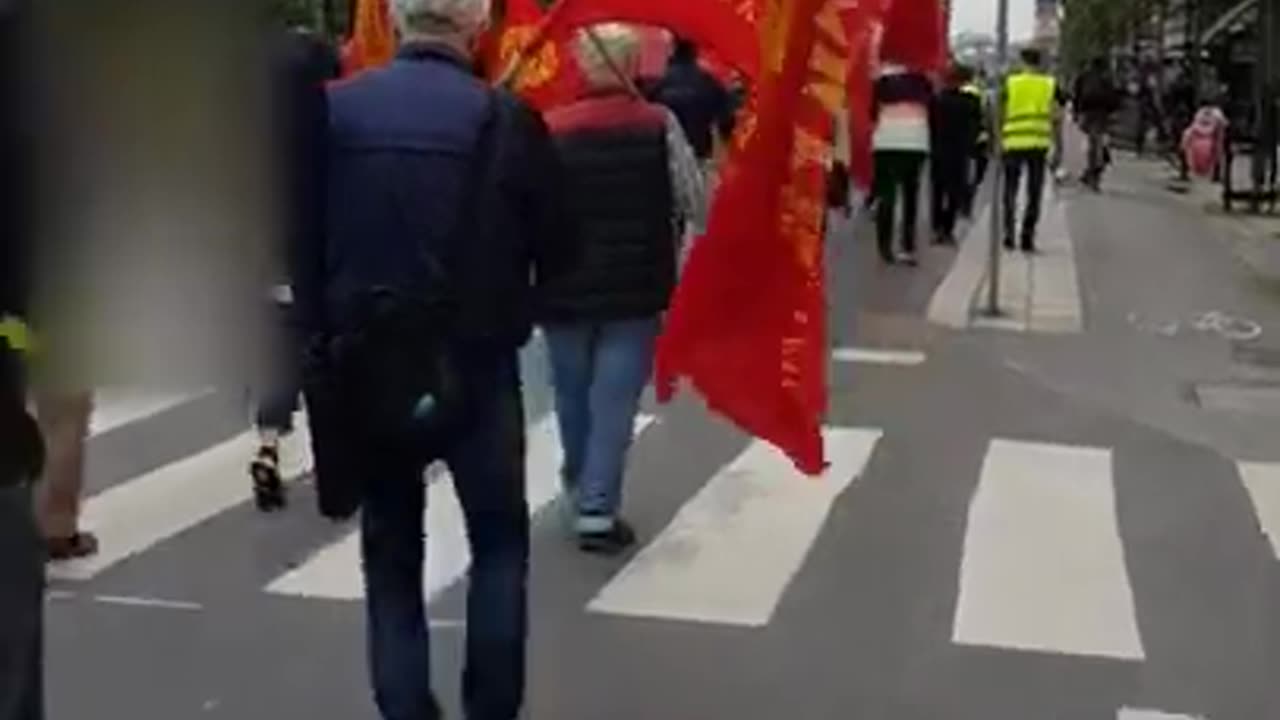 anti-nato demo. stockholm