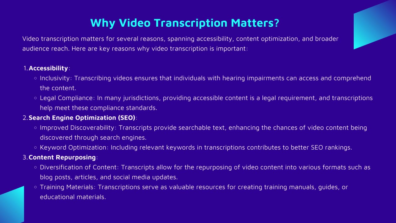 Video Transcription Services: Enhancing Accessibility and Efficiency