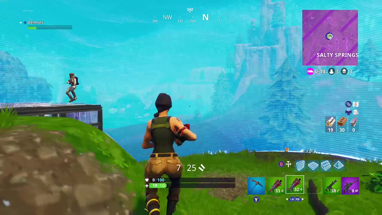 2 v 1 victory royale OG FORTNITE