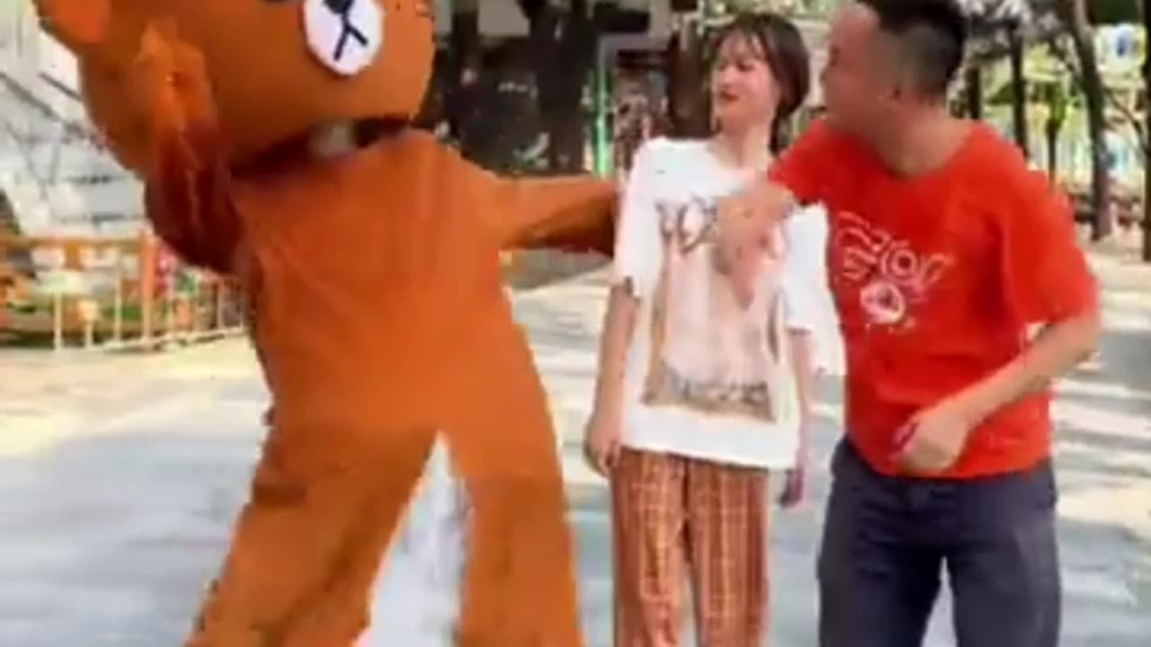 How Crazy this Human Bear is