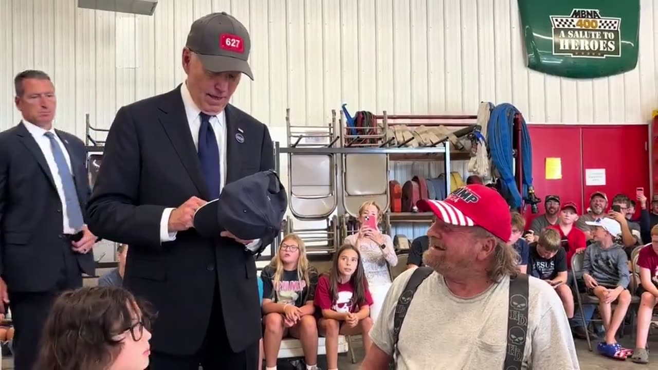 "You're an Old Fart" - Elderly Trump Supporter to Biden